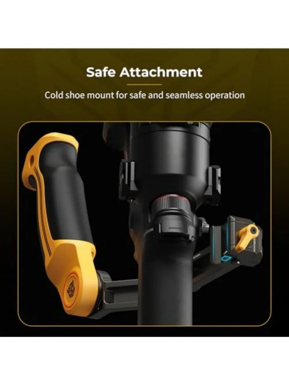 Adjustable Gimbal Sling Handle for DJI RS Series - Ergonomic Grip, Low Angle